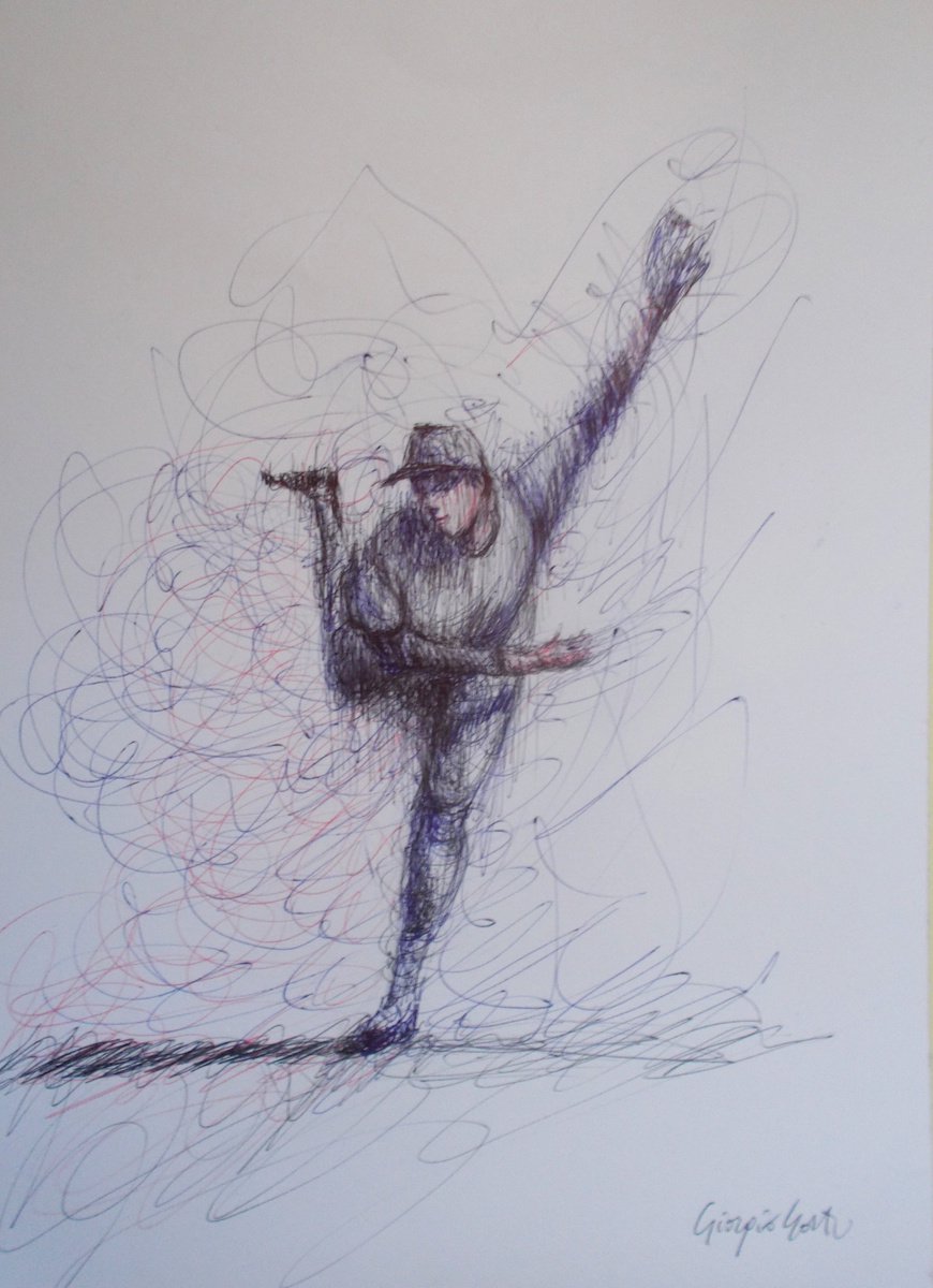 baseball player 8 by Giorgio Gosti