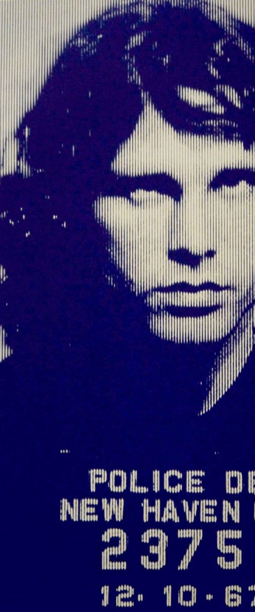 Jim Morrison-Blue by David Studwell