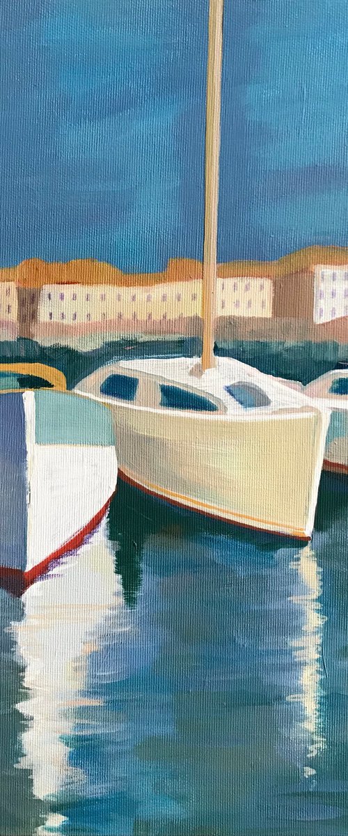 Light on the harbour, Marseille. by Sophie HORS