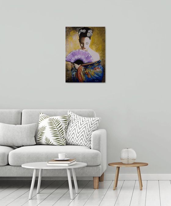 Geisha - woman portrait