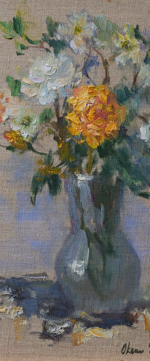Yellow Rose by Oksana Johnson