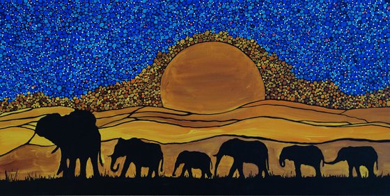 A journey of elephants