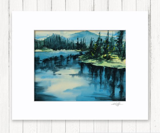 The Lake - Landscape Painting by Kathy Morton Stanion