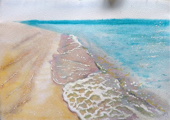 Summer sea landscape