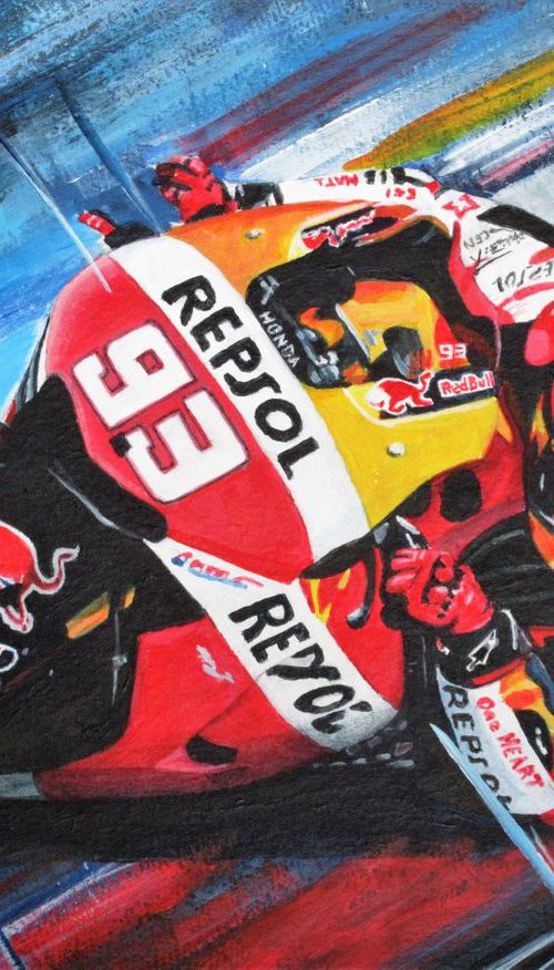 Marc Marquez (2017 Repsol Honda) by Max Aitken