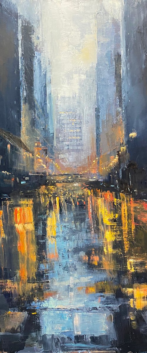 Driving rain by Irina Sergeyeva