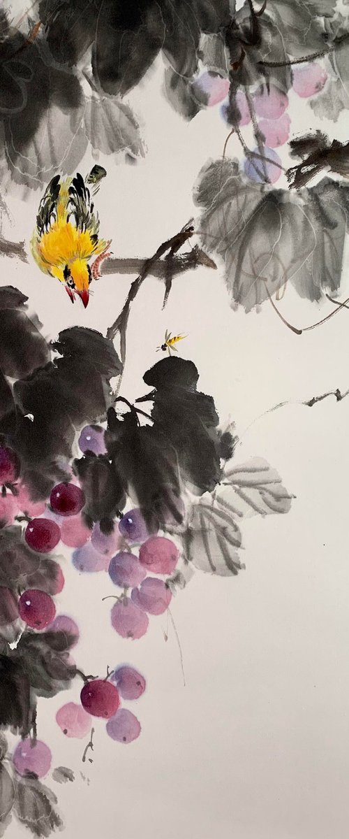 Fruitful, Original Art by Fiona Sheng