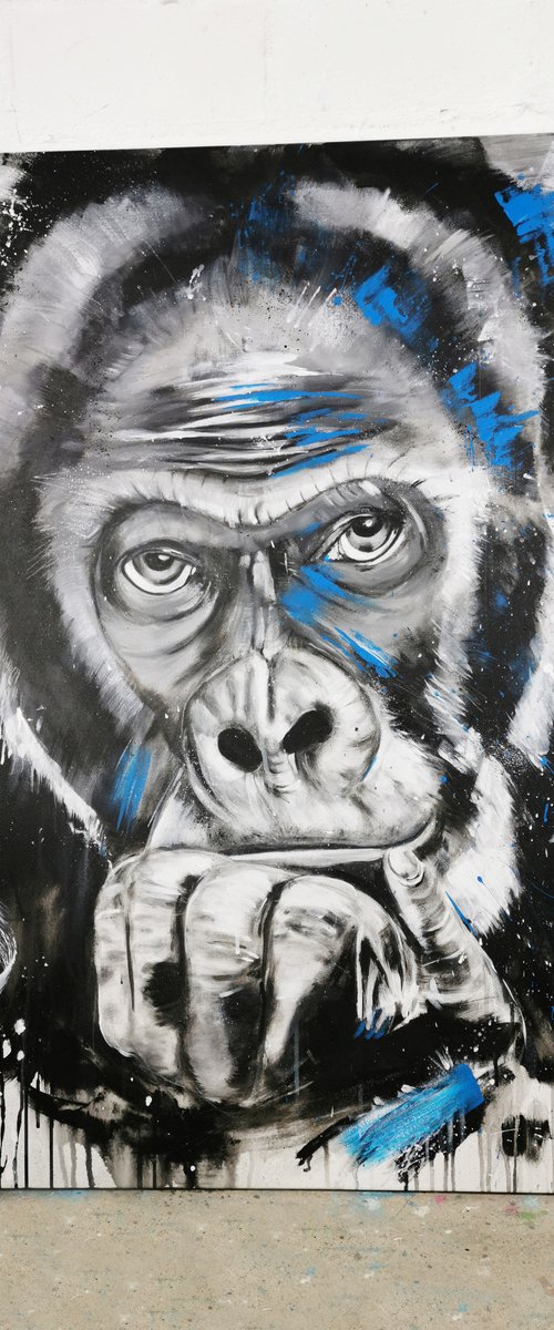 'GORILLA' - Workseries 'HOMINEDEA' by Stefanie Rogge