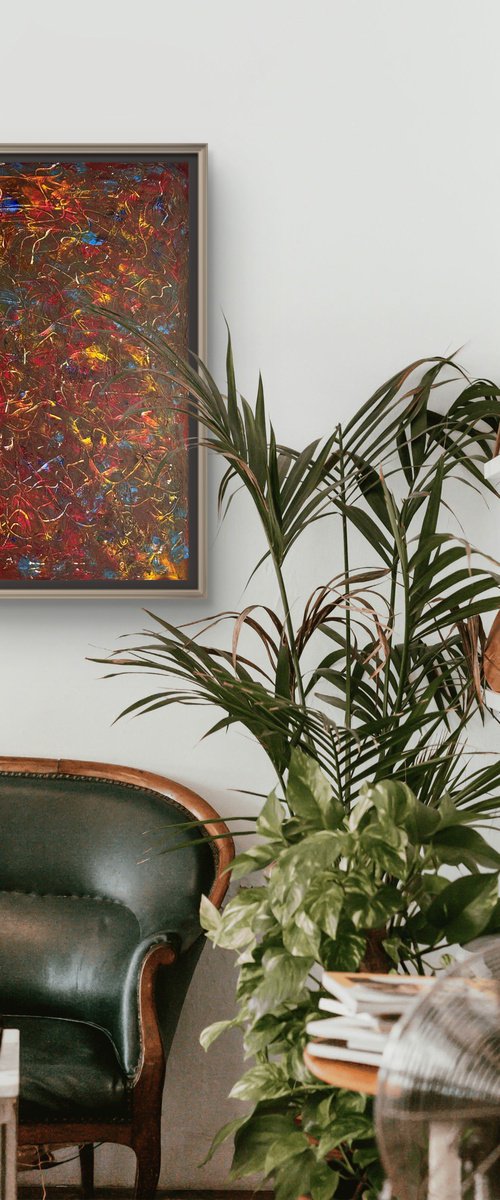 Ember State 50x90x2 cm by Exclusive Arts