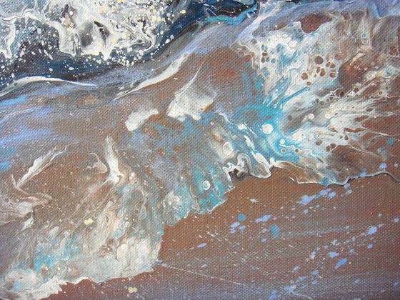 “Ocean waves” Extra Large Painting