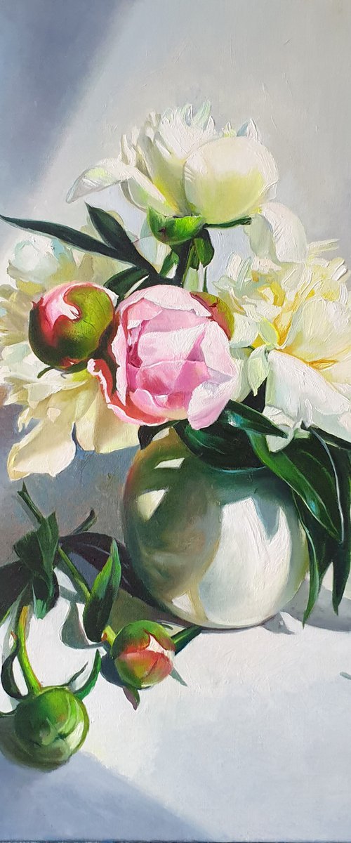"Fragrant bouquet. " peonies flower 2021 by Anna Bessonova (Kotelnik)