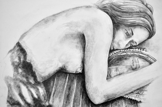 Reflection - Pencil Drawing On Paper
