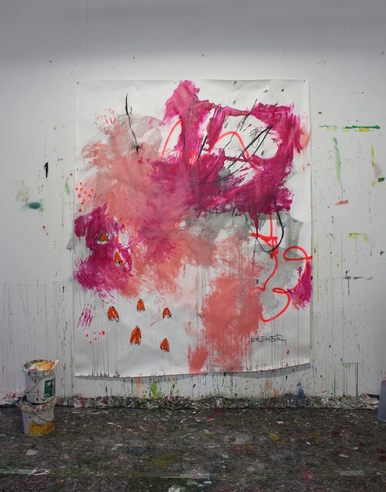 She Paints Outside the Lines No. 1