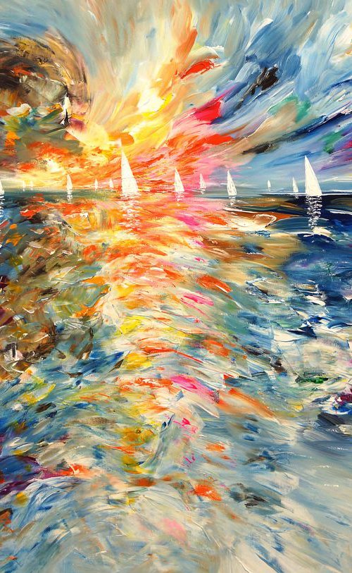 Seascape Sailing Impressions XL 3 by Peter Nottrott