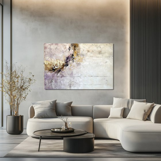 Golden Ochre in Lavender Mist