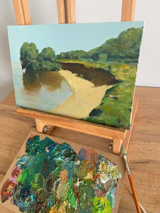 Along the shore