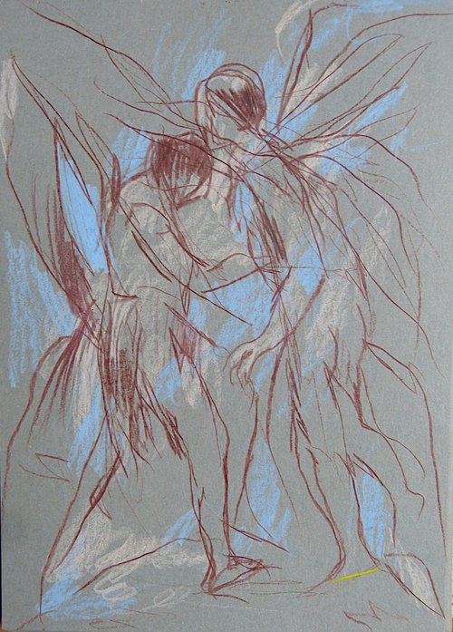 The Wings, 21x15 cm by Frederic Belaubre