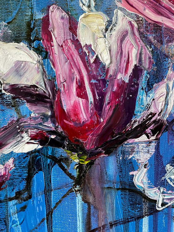 Magnolia Oil Painting