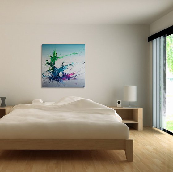 Emerald Tree (Spirits Of Skies 100121) (100 x 100 cm) XXL (40 x 40 inches)