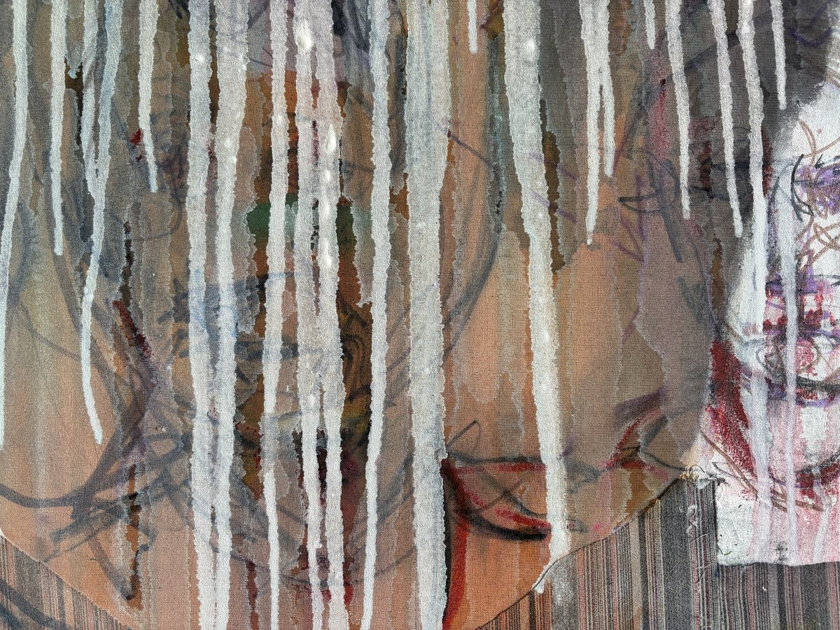 Expressive Painting , Abstract Portrait By Gela Mikava, 31 X 39, Artwork For Sale On Artfinder