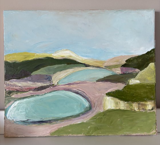 Multicoloured twin Pools of Spring Hills