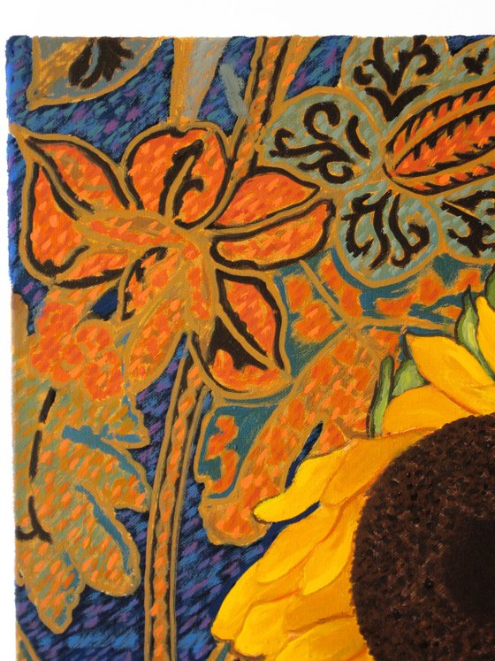 Large Three Sunflowers