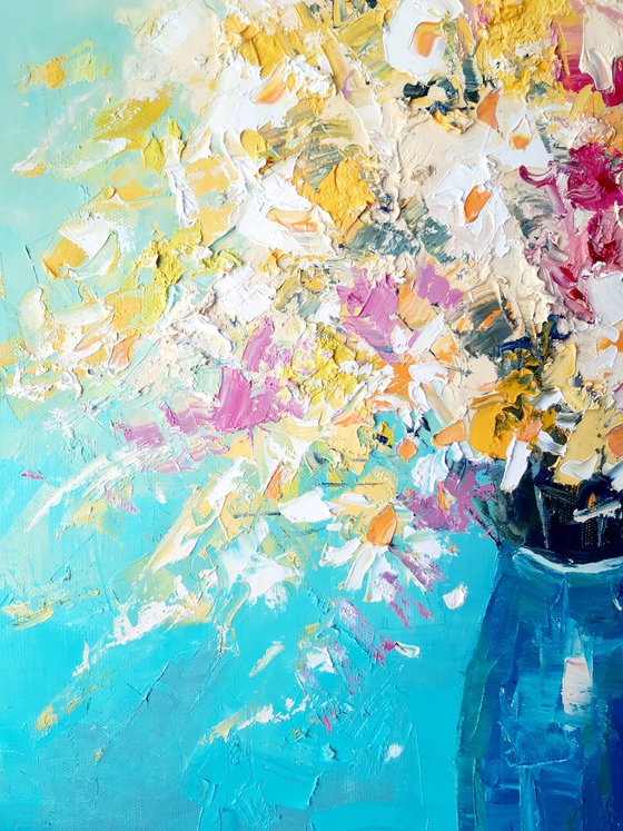 Bouquet of Wildflowers 60x80cm