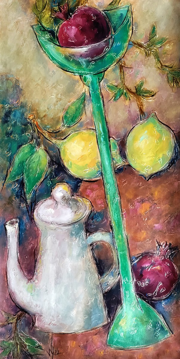 Fruit Vase by Valentina Yevmenenko