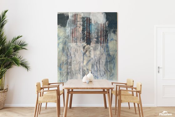 Grey Figurative Abstraction