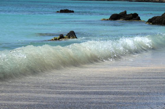 Wave at Elafonisi Beach