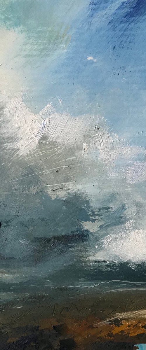 Under Skies of Grey and Blue by Belinda Reynell