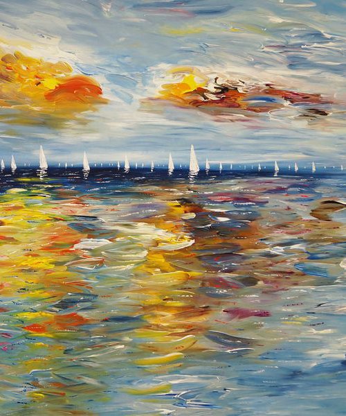 Seascape Sailing Impressions XXL 1 by Peter Nottrott