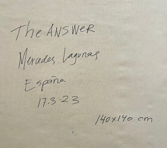 The Answer (140x140cm)