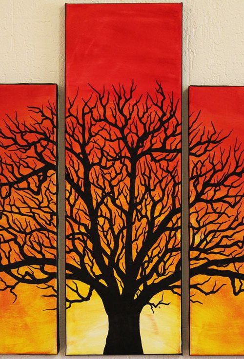 Sunny tree silhouette by Jonathan Pradillon