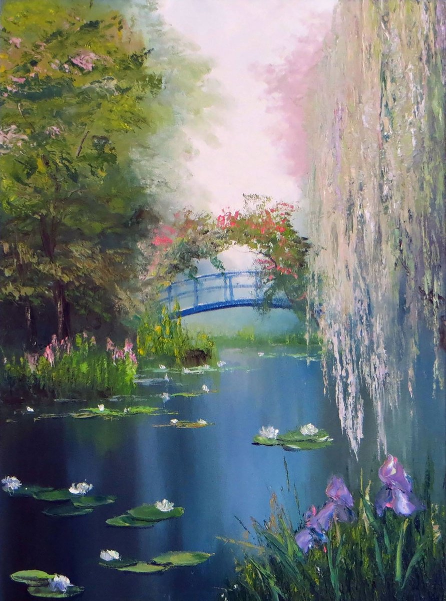 Overgrown pond by Elena Lukina