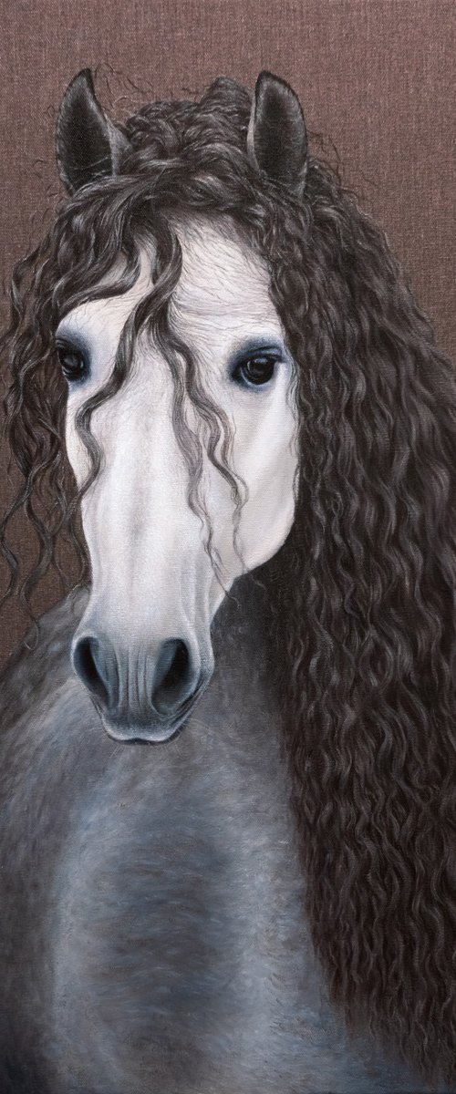Horse. A very tender Horse. by Anastasia Woron