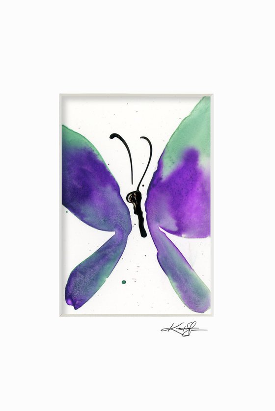 Butterfly Joy 2020-39 - Painting  by Kathy Morton Stanion