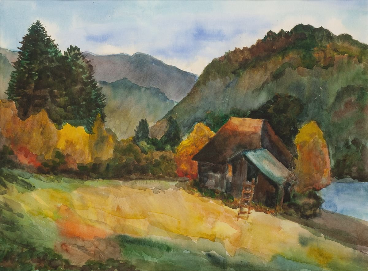 Autumn in the Carpathians by Alexandra Batyaeva