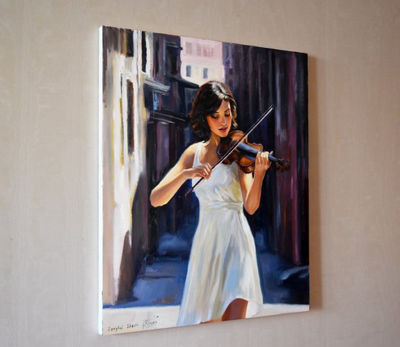 The violin player
