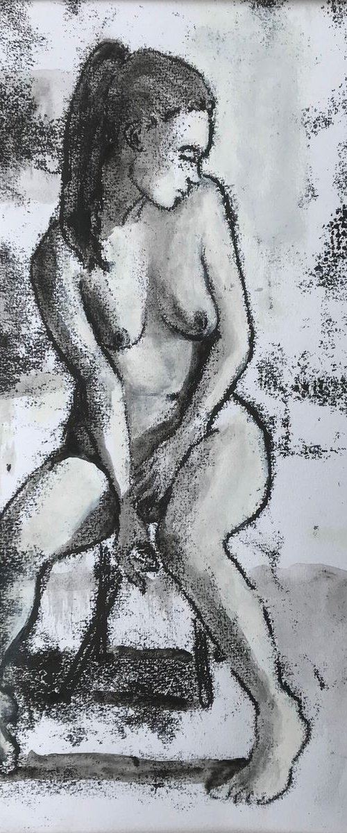 Life Drawing V: Lisa by Andrew McNeile Jones