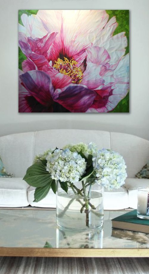 Peony by Lesja Rygorczuk