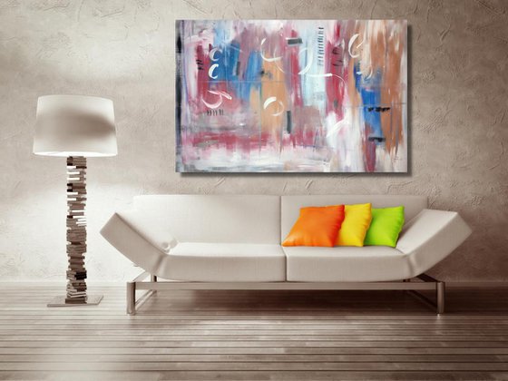 large paintings for living room/extra large painting/abstract Wall Art/original painting/painting on canvas 120x80-title-c746