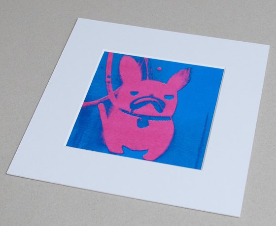 'P!nk' French Bulldog (small framed artists proof)