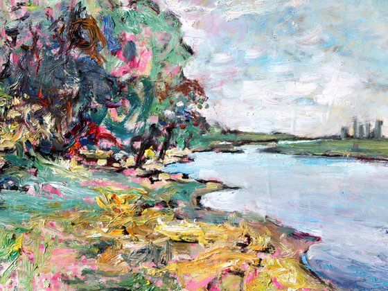 “The Riverbank. May.”