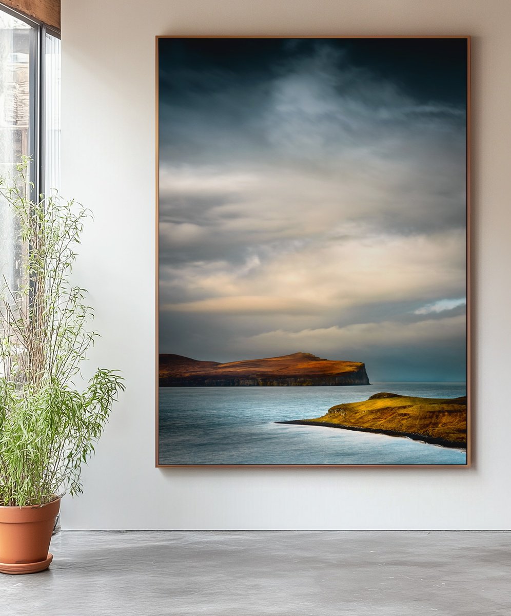 Impressionistic Landscape Photograph By Lynne Douglas, 40 X 60", Hebridean Wings, Original Artwork