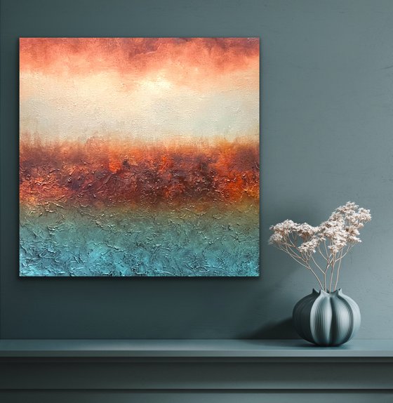 Tipsy - Abstract artwork - 70cm x70cm