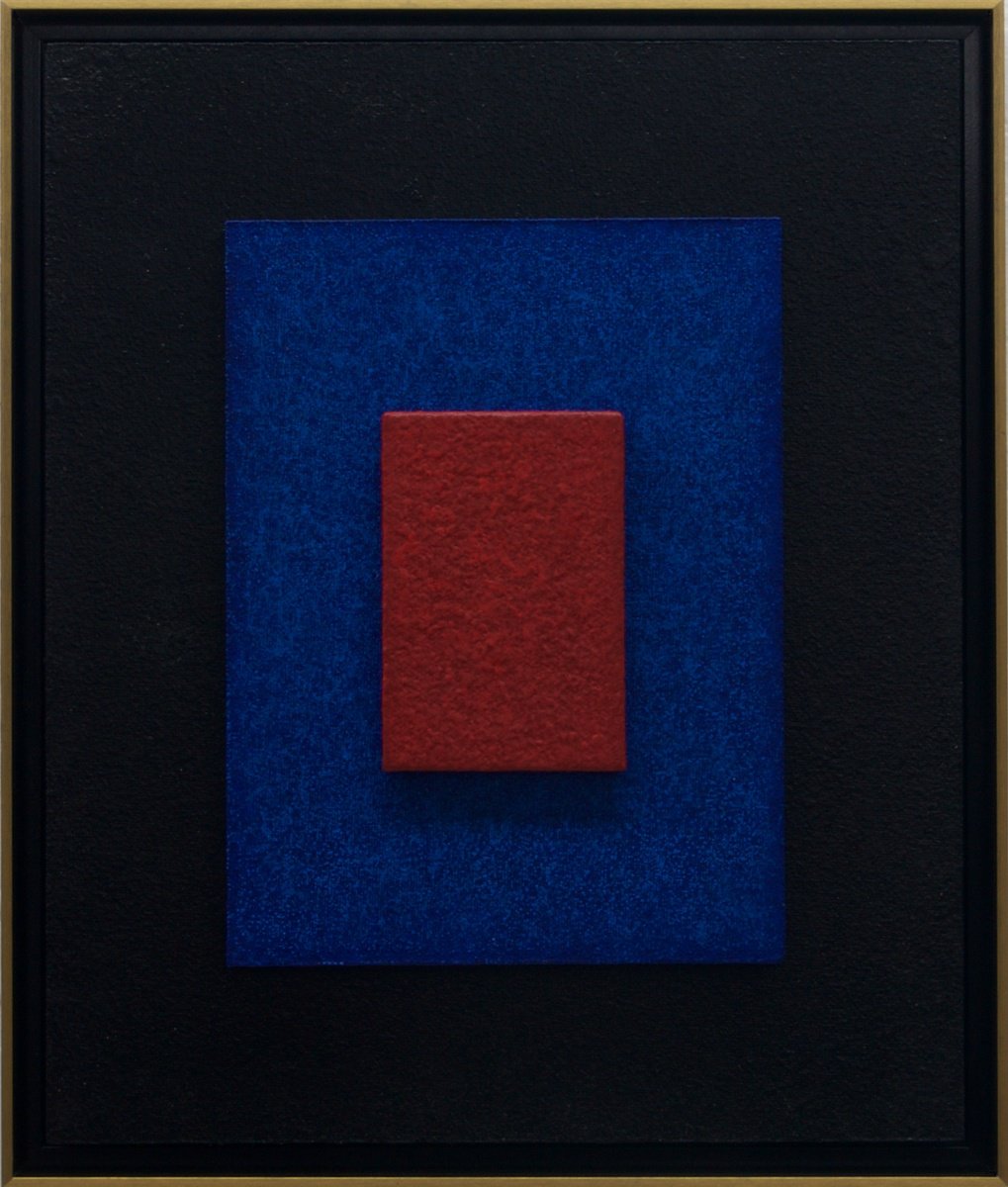 Abstract Painting By Rich Moyers, 11 X 13", Cinnabar Dreams, Original Artwork