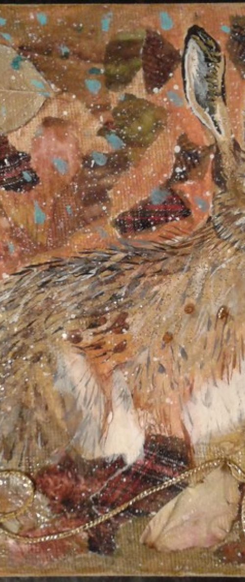 Golden hare by Fiona Plaisted