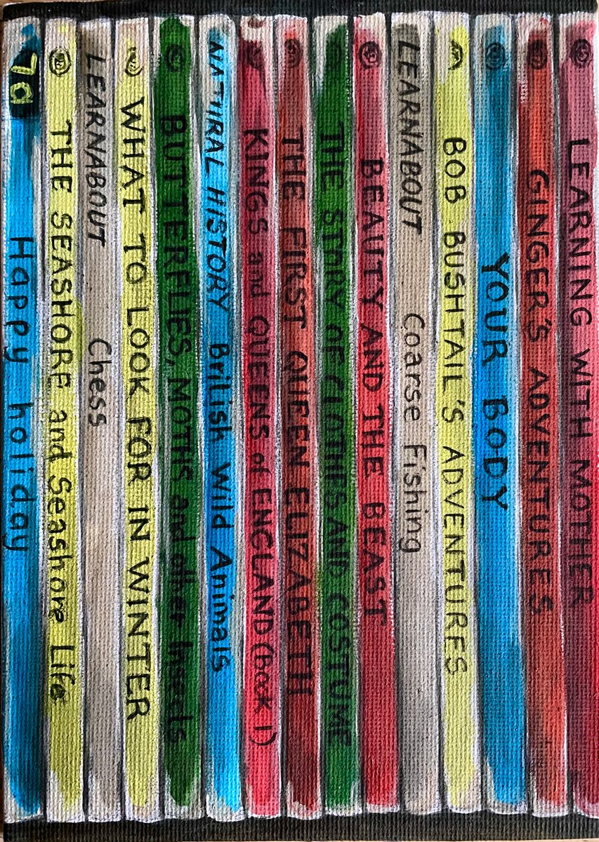 Spines, Ladybird Books 3 by Nina Shilling