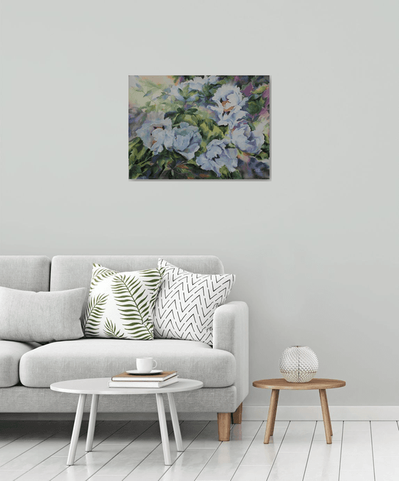 WHITE PEONIES #3